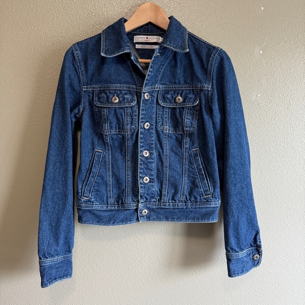 Tommy Hilfiger Vintage Y2K Denim Jacket Size Small